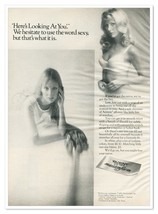 Maidenform Sea Dream Collection Bra Vintage 1972 Full-Page Lingerie Magazine Ad - £7.66 GBP