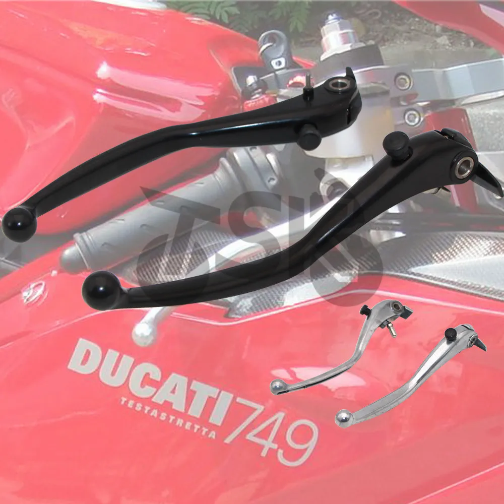  Ducati 696 999 749 749S 749R  Motorcycle Left and right Clutch ke Handle Levers - $252.23