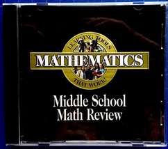 Learning Tools That Work Mathematics Middle School Math Review Pro One C... - £5.05 GBP