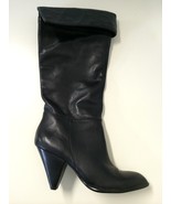 B. Makowsky Women&#39;s Boots Fleeza Black Leather High Size 6.5 NWOB - $2,120.62 MXN