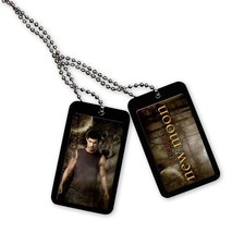 The Twilight Saga New Moon Dog Tag - Jacob and Wolf Necklace Brand NEW! - £13.42 GBP