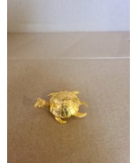 Napier Gold Tone Turtle Brooch - $20.00