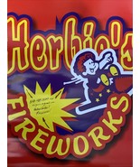 Herbies Fireworks Label Red Poster 21x31&quot;  Rocket Graphic Wholesale Sale... - $6.77 CAD