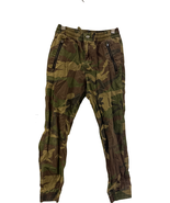 Polo Ralph Lauren Kids Camo Pants Size S 8 Elastic Waist Zipper Pockets - $21.77