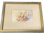 Original Watercolor "The Flower Basket" by Barbara Weingarden  - $14.24