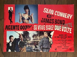 *YOU ONLY LIVE TWICE (1967) Sean Connery as James Bond 007 Italian Photobusta - £239.76 GBP