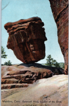 Balanced Rock Garden of the Gods Colorado Postcard - £3.84 GBP
