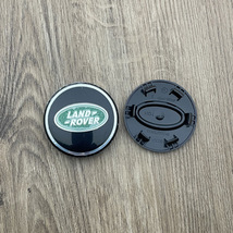 4 Piece 62mm Land Rover Wheel Center Cap Black Green emblem Hub caps - $17.99