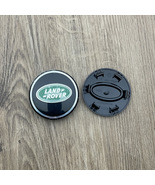 4 Piece 62mm Land Rover Wheel Center Cap Black Green emblem Hub caps - $17.99