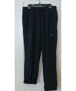 Eddie Bauer Polar Fleece Lined Pull On Pant Navy Women&#39;s Sz 10-16 NWT - $24.92