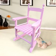 Children Rocking Light Pink Chair- Indoor or Outdoor -Suitable for kids-Durable - £52.39 GBP
