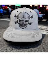 Skull Embroidery Snapback Hat Skulls Adjustable Cap - $11.83