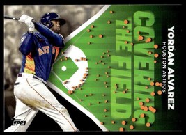 2024 Topps Covering the Field Yordan Alvarez Houston Astros #CTF-17 - £1.42 GBP