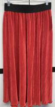 Nwt Lu La Roe 3XL Solid Red Jill Narrow Pleated Accordion Skirt Christmas - £28.53 GBP