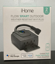 iHome Flow Smart Outdoor Weather -Resistant Wi-Fi Plug 2 smart outlets. ... - $364.60 MXN