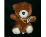 9&quot; VINTAGE BROWN TEDDY BEAR KIDS OF AMERICA STUFFED ANIMAL PLUSH 1980&#39;s ... - $19.00