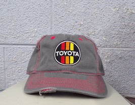 TOYOTA Vintage 1970&#39;s Logo Adjustable Embroidered Ball Cap Hat New - £19.65 GBP