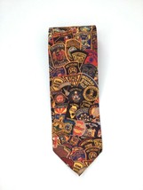 Ralph Marlin State Police Patches Mens Tie  Length 57&quot; Width 3.5&quot; Vintag... - £19.77 GBP