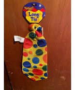 20&quot; Long Tie Clown Costume Accessory Polka Dot (Spirit) *NEW w/Tag* e2 - $11.99