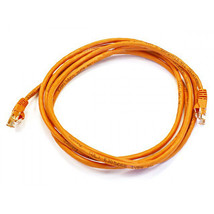 MONOPRICE, INC. 2143 CAT5E 24AWG CABLE_ 7FT ORANGE - £17.90 GBP