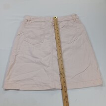 Westport RN#63264 Women's Coral Cotton Blend Stretch A-Line Denim Skirt Size 6 image 7