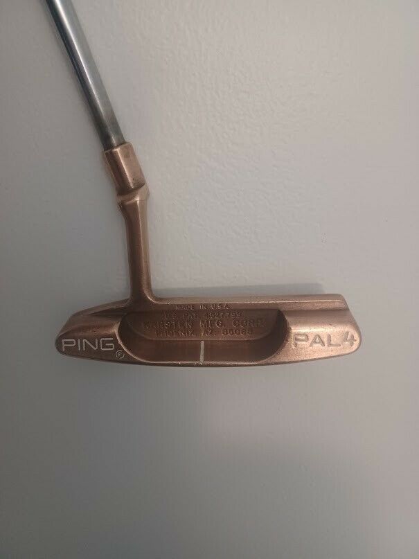 Primary image for TZ GOLF - VINTAGE RARE PING PAL 4 BECU 33.25” BLADE PUTTER W/ PLUMBER NECK, RH