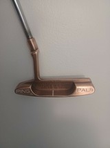 Tz Golf - Vintage Rare Ping Pal 4 Becu 33.25” Blade Putter W/ Plumber Neck, Rh - £101.82 GBP