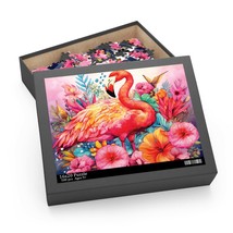 Personalised/Non-Personalised Puzzle, Flamingo, awd-210, (120, 252, 500-Piece) - £19.94 GBP+