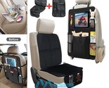 2Pcs Waterproof Car Back Seat Organizer Protector Kick Mats Multi-Pocket... - $39.99