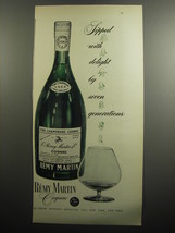 1951 Remy Martin Cognac Ad - Sipped with delight by seven generations - £14.61 GBP
