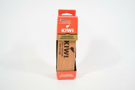 1 Kiwi Shine Brush 100% Natural Horsehair Bristles-Buff Leather-Wooden Handle - £7.23 GBP