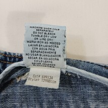 Mossimo 7398201M Women’s Blue Cotton Cropped Denim Jeans Size 11 (32×23) image 4