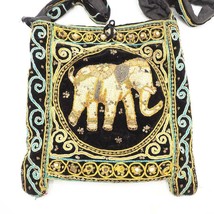 Borsetta Nero con Perline Elefante Diverso Colore Paillettes 30.5cm - £47.92 GBP