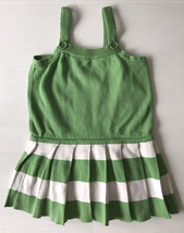 Gymboree Girl Sleeveless  Knitted Green Pleated Toddler Dress - Size 3T - EUC - £4.71 GBP