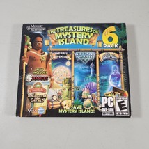 PC Video Game CD ROM The Treasures of Mystery Island 6 Pack of Games Rated E - £7.20 GBP