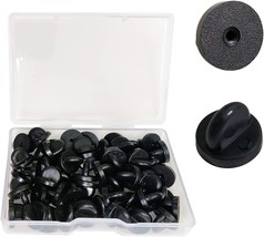 Lapel Pin Backings Butterfly Clutch Pin Backs in PVC Rubber for Uniform ... - $15.37