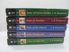 L M Montgomery Anne of Green Gables Book Lot of 5 Vol 1, 2, 3, 6, 8, - £15.07 GBP