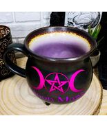Ebros Triple Moon Magic Witch Cauldron Reduction Fired Ceramic Mug Or Bo... - €20,74 EUR