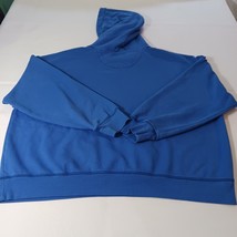 American Eagle Outfitters Men's Blue Cotton Blend Hoodie Pullover Sweatshirt M image 2