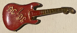 AC/DC vintage lapel pinback button guitar lapel hat Rock Metal Angus Music - $15.00