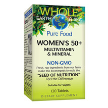 Natural Factors Whole Earth &amp; Sea Pure Food Women&#39;s 50+ Multivitamin &amp; Mineral,  - £43.20 GBP