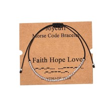 Morse Code Bracelets for Women Funny Inspirational - £37.77 GBP