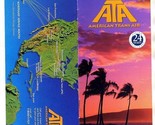 American Trans Air System Timetable June to September 1997 ATA  - $13.86