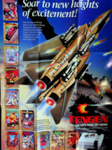 &quot;After Burner&quot; - Arcade Game Poster from Tengen w/Postcard - Preowned - $25.23