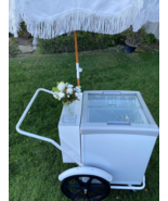 GELATO CART Electric Freezer Cart Frozen Treats Street Cart Gelato Push ... - $129,642.46 MXN