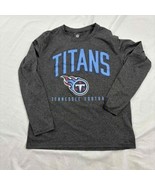 NFL Mens Athletic Shirt Long Sleeve AFC South Tennessee Titans Grey Size M - £5.44 GBP