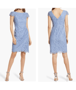 Vince Camuto Lace Cap Sleeve Dress, Blue, Size 6, NWT - $73.87