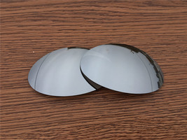 Silver Titanium polarized Replacement Lenses for Oakley New Eye Jacket - £11.76 GBP