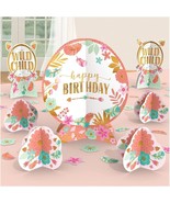 BOHO Girl Wild Chil Table Decorating Centerpiece Set Birthday Party Supp... - €6,01 EUR