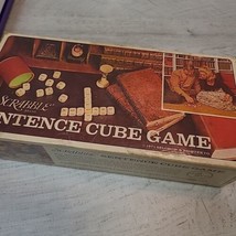 Scrabble Sentence Cube Game Vintage 1971 COMPLETE  - £7.83 GBP